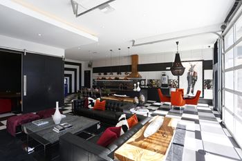 Lounge complete with indoor-outdoor seating options